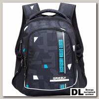 Рюкзак Grizzly Mosaic Turquoise cubes Ru-707-5