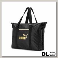 Сумка Puma WMN Core Seasonal Duffle Bag Чёрный/Золотой