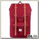 Рюкзак HERSCHEL LITTLE AMERICA WINDSOR WINE/TAN SYNTHETIC LEATHER