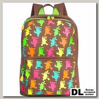 Рюкзак Grizzly Logos Brown Rd-743-1