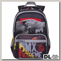 Школьный рюкзак Grizzly Bmx Extreme Gray RB-964-3/3