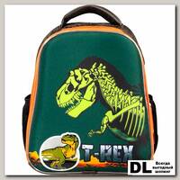 Ранец ортопедический №1 School Basic T-Rex (неоновая подсветка корпуса на пульте д/у)