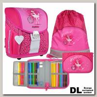 Ранец Magtaller EVO Light Ballerina Pink c наполнением: мешок + пенал 27 предметов