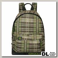 Рюкзак Grizzly SimpleG Black/Green Ru-600-1