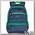 Рюкзак школьный Grizzly RB-054-5 Синий/Зелёный