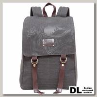 Рюкзак Grizzly OldCanvas Black Ru-620-1