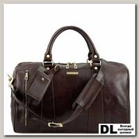 Дорожная сумка Tuscany Leather VOYAGER (даффл малый размер) Темно-коричневый