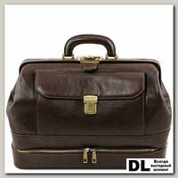 Саквояж Tuscany Leather GIOTTO Темно-коричневый