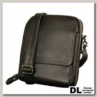 Кожаная сумка через плечо BRIALDI Abate relief brown