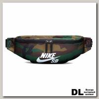 Поясная сумка Nike SB Heritage Камуфляж Зелёный/Коричневый