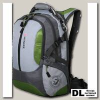 Рюкзак WENGER LARGE VOLUME DAYPACK зелёный/серый