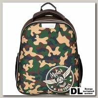 Ранец ортопедический №1 School Basic Military (светится в темноте)