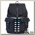 Рюкзак HERSCHEL DAWSON BLACK OFFSET STRIPE/BLACK VEGGIE TAN LEATHER